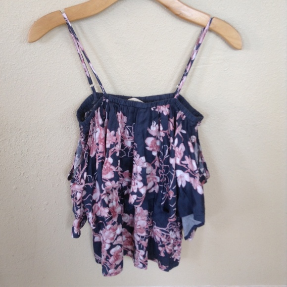 Love Stitch Tops - LoveStitch NWOT Floral Cold Shoulder Blouse Top